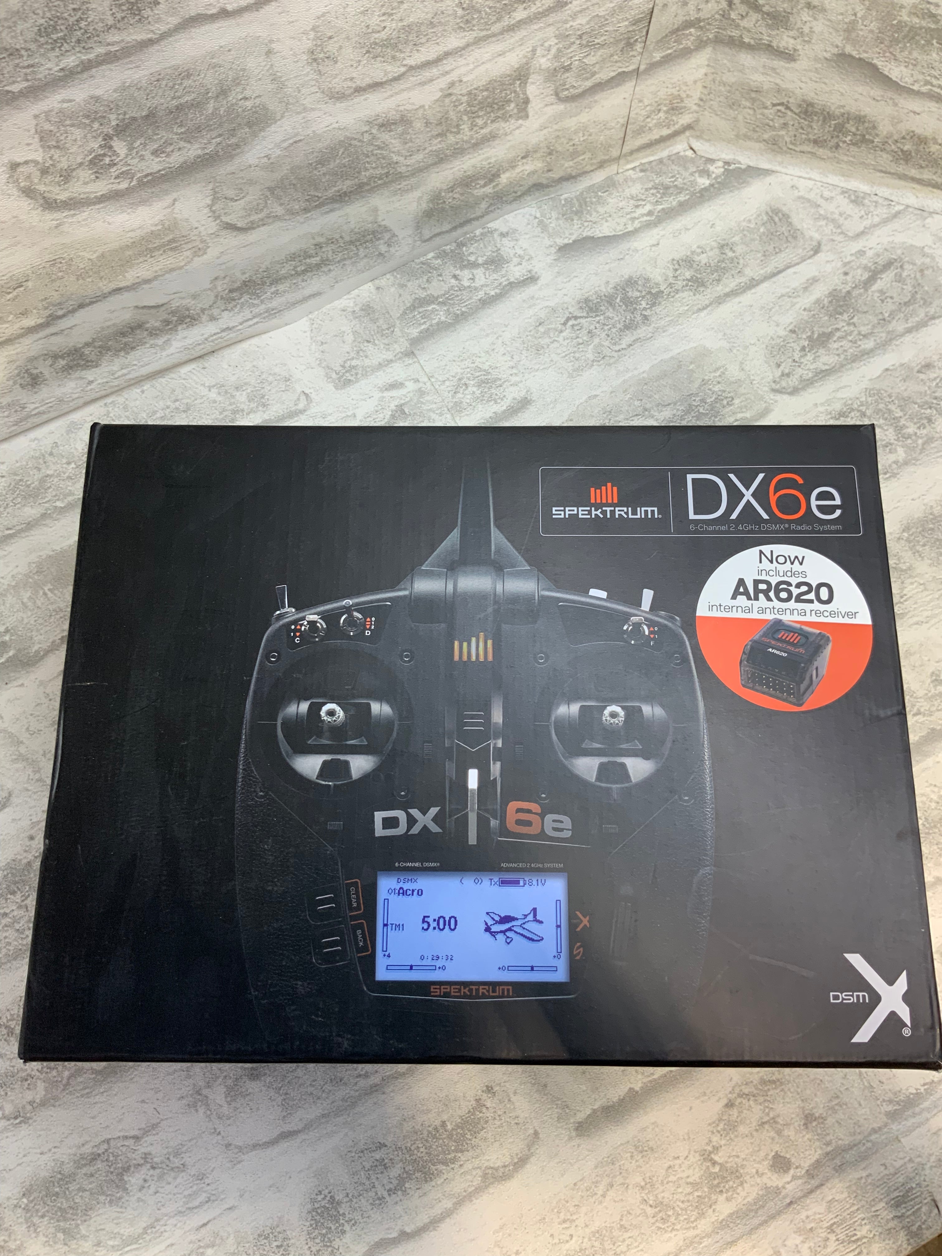 Spektrum DX6e 6-Channel 2.4GHz RC Radio Transmitter System, Black (7590403145966)